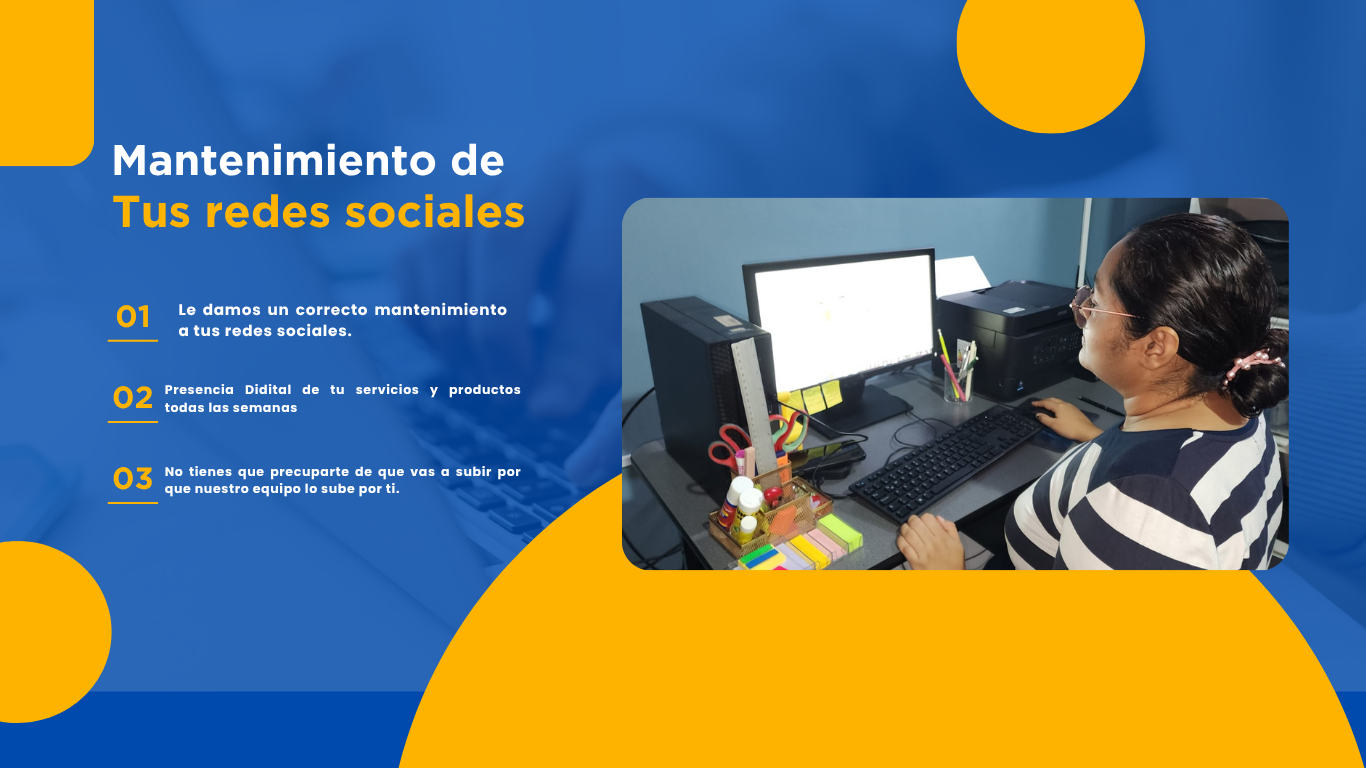 Trabajo de gestión de redes sociales